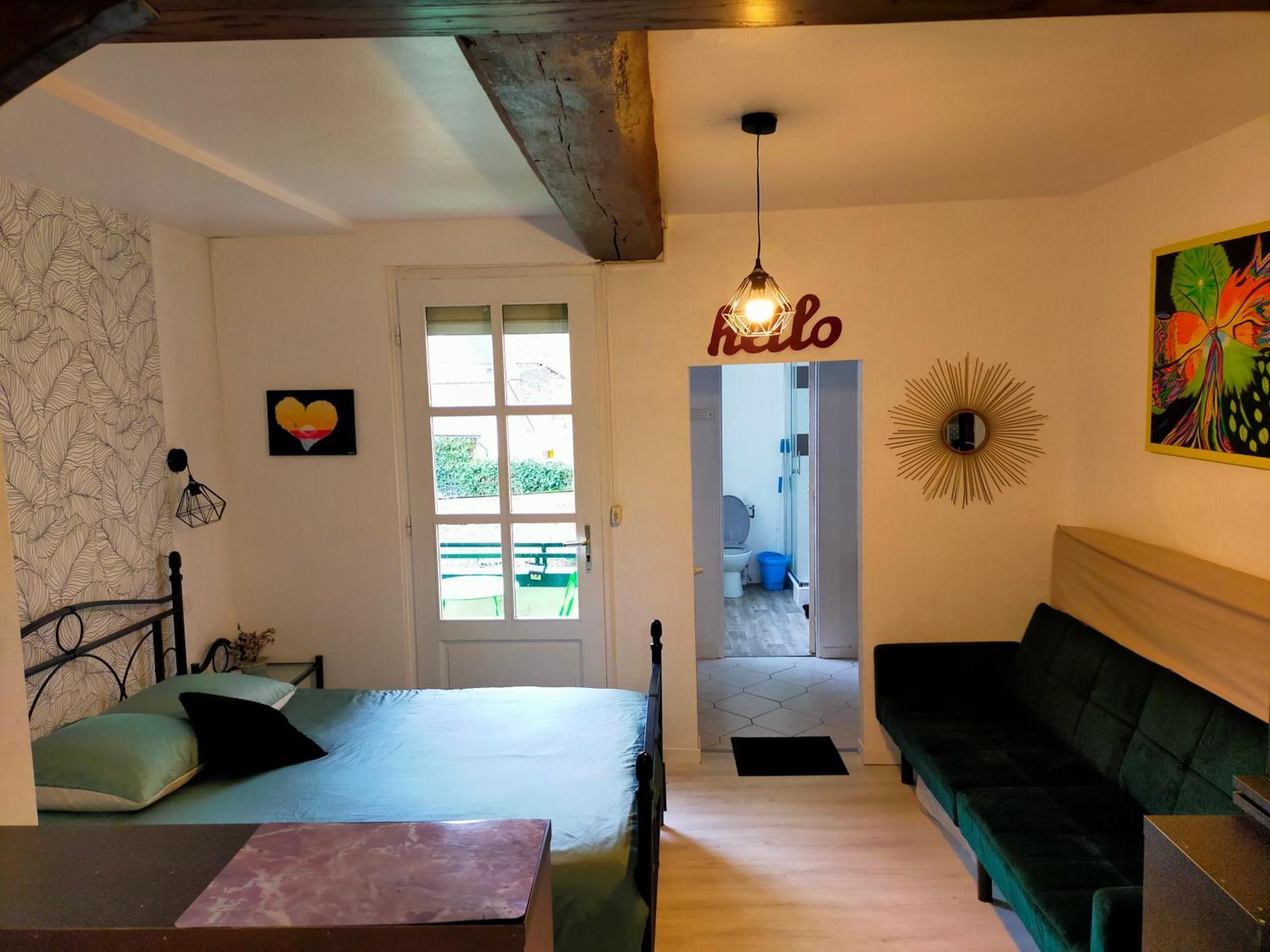 Studio En Rdc Avec Balcon Centre Vitre מראה חיצוני תמונה